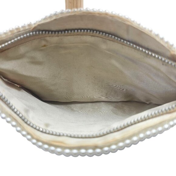 Vintage La Regale Pearl Beaded Mini Purse Japan Evening Bag Wedding - Picture 13 of 14